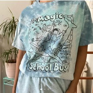 MAGIC SCHOOL BUS TIE DYE TSHIRT